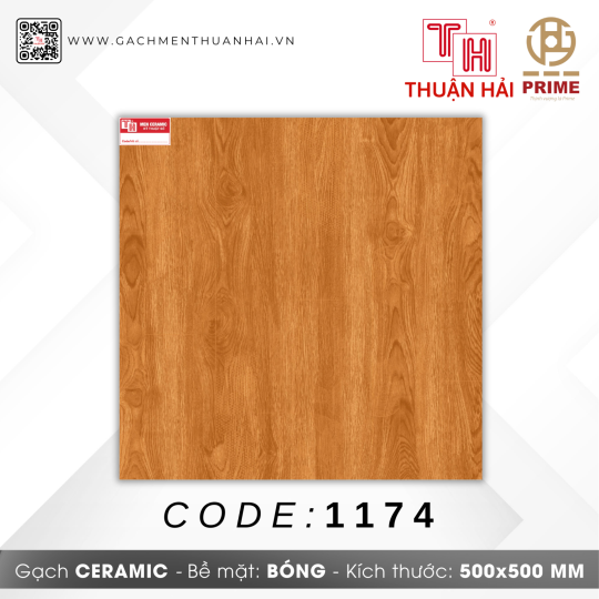 GẠCH GIẢ GỖ 50x50 PRIME 1174