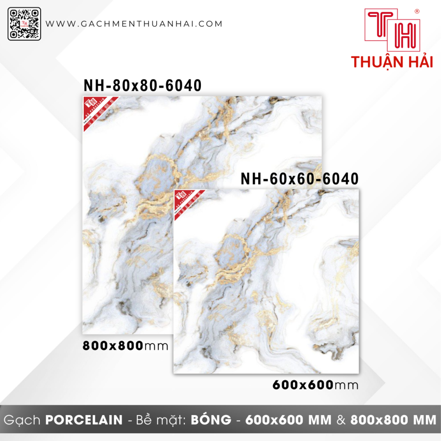 GẠCH LÁT NỀN 60x60 NICE HAPPY 6040