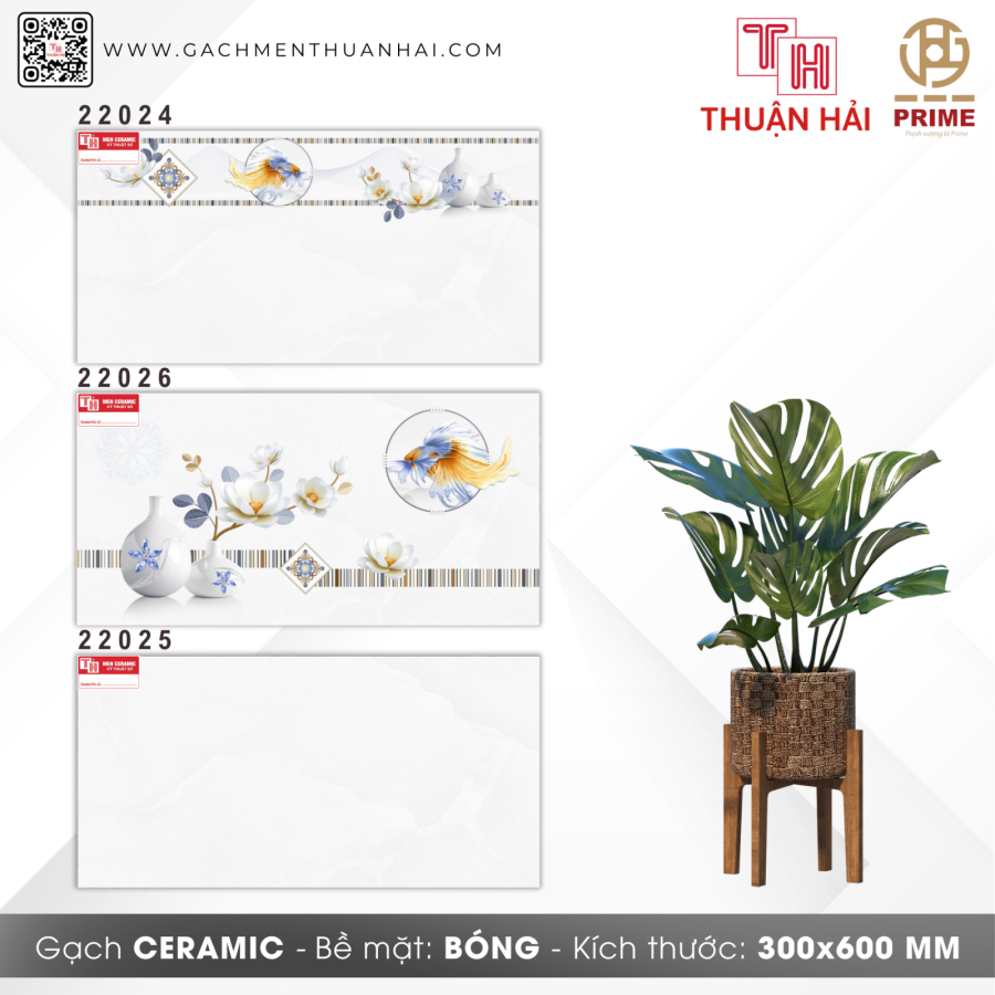 GẠCH ỐP TƯỜNG 30x60 PRIME 22024 - 22026 - 22025