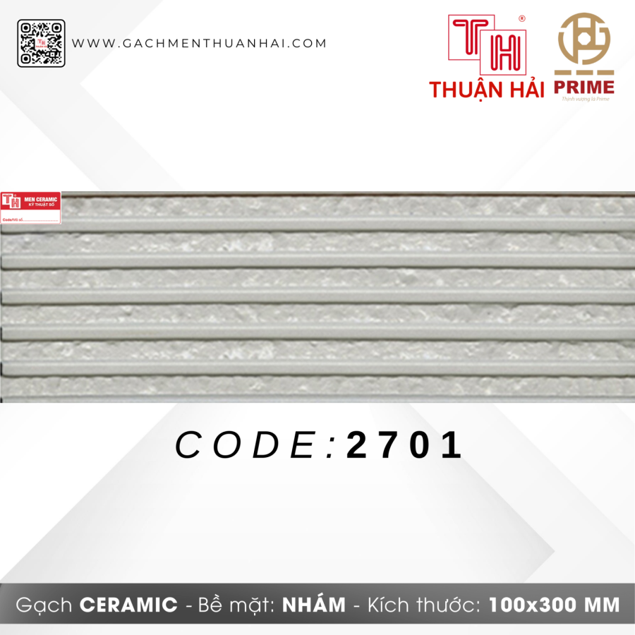 GẠCH TRANG TRÍ 10x30 PRIME 2701