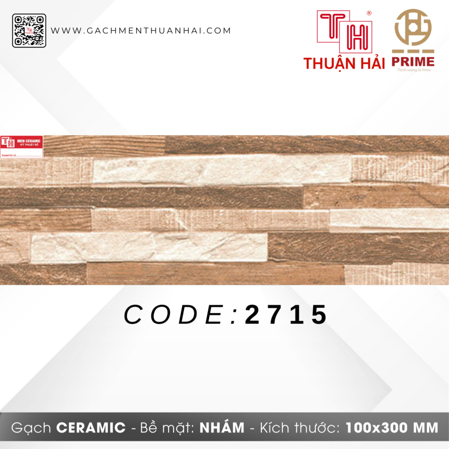 GẠCH TRANG TRÍ 10x30 PRIME 2715