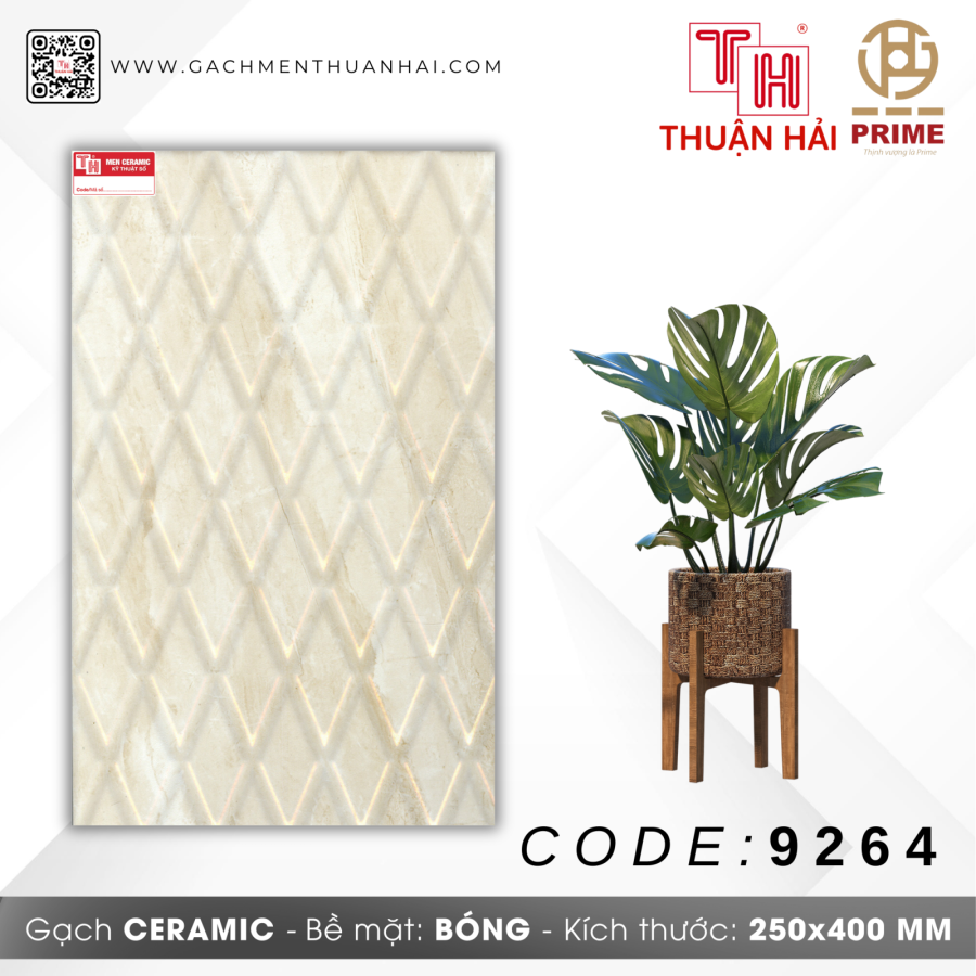 GẠCH TRANG TRÍ 25x40 PRIME 9264