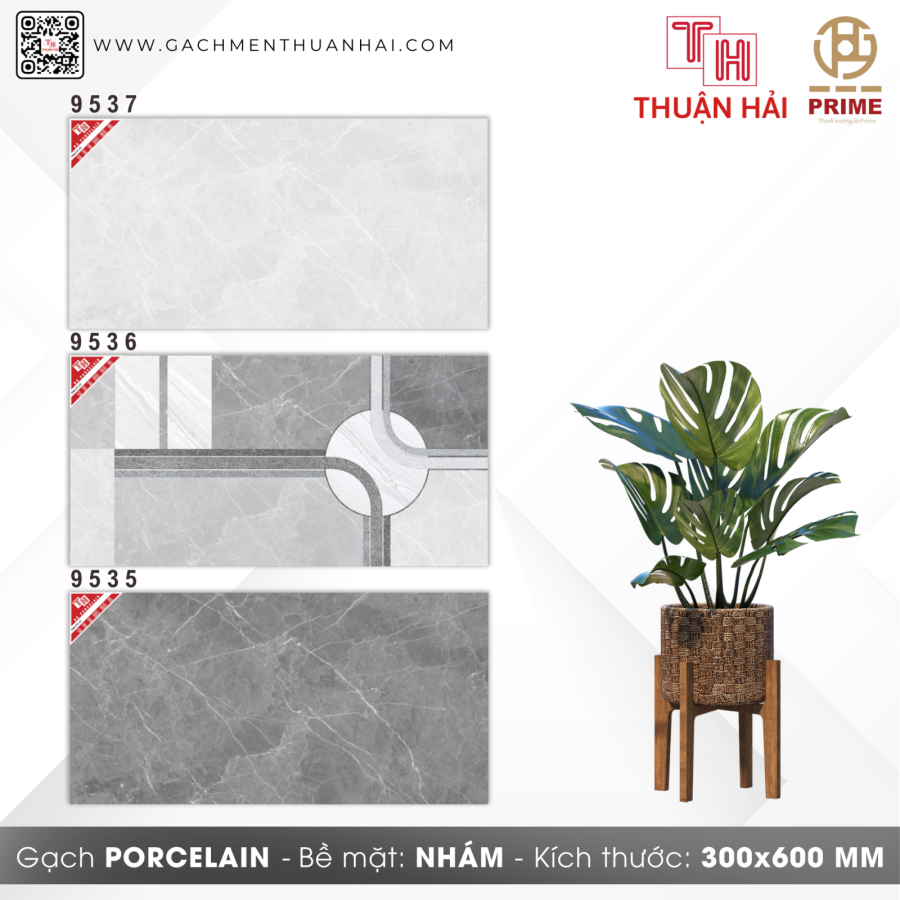 GẠCH ỐP TƯỜNG 30x60 PRIME 9537 - 9536 - 9535