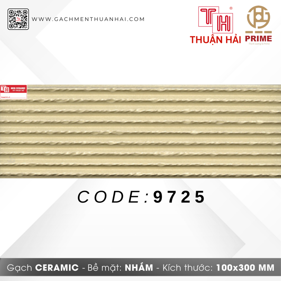 GẠCH TRANG TRÍ 10x30 PRIME 9725
