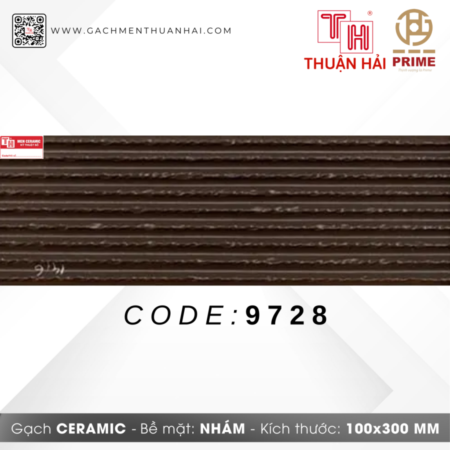 GẠCH TRANG TRÍ 10x30 PRIME 9728