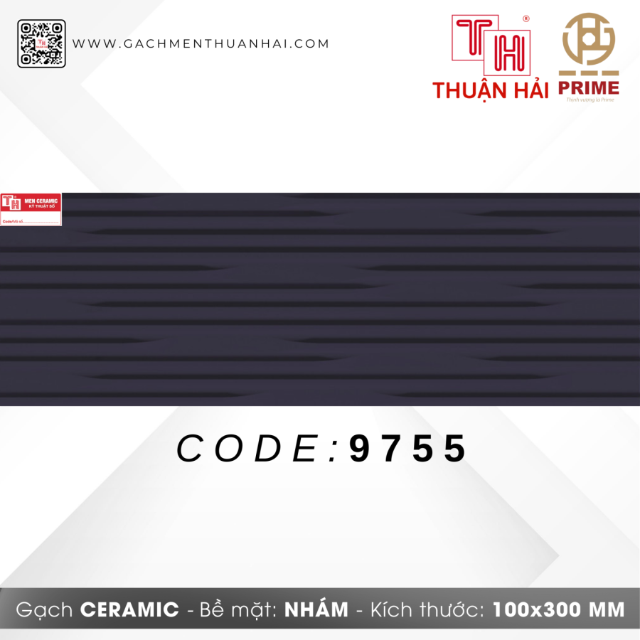 GẠCH TRANG TRÍ 10x30 PRIME 9755