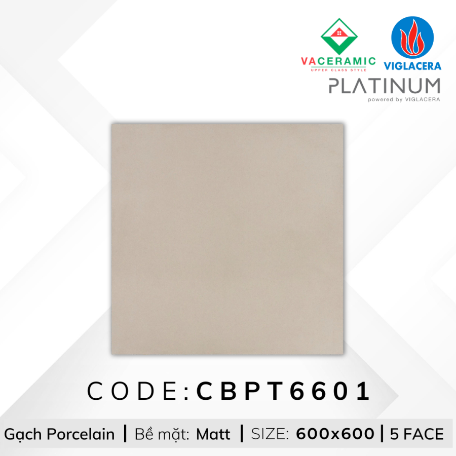 GẠCH LÁT NỀN 60x60 VIGLACERA CBPT6601