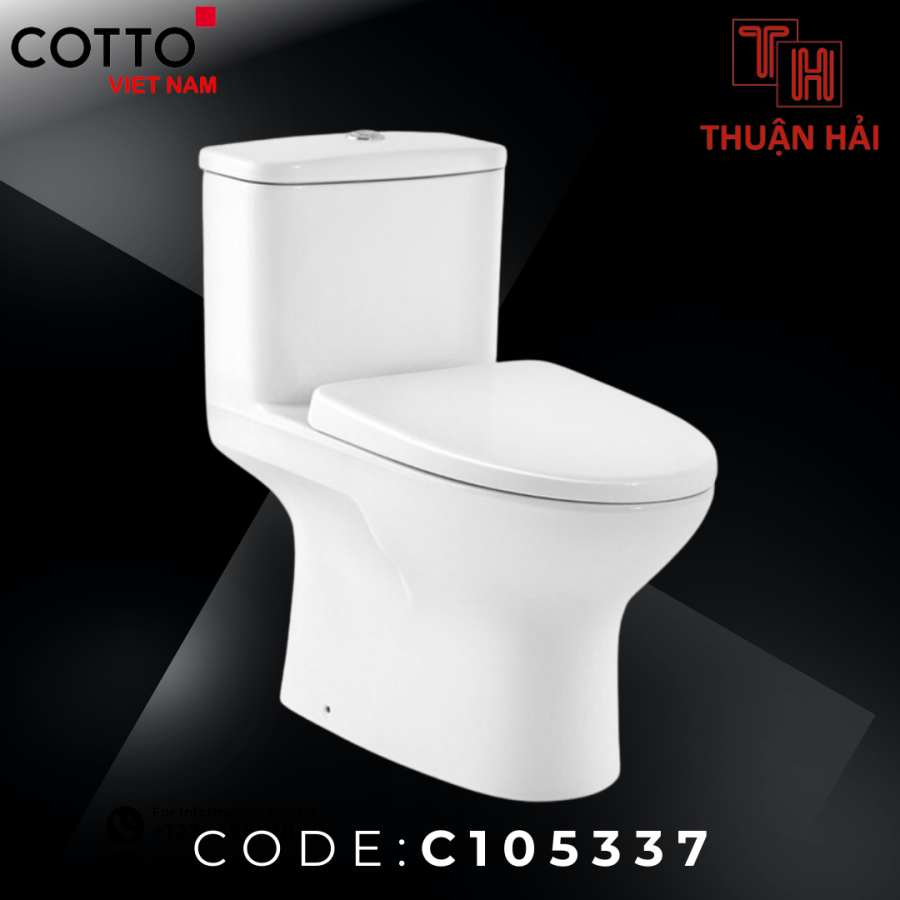 BỒN CẦU COTTO C105337 MỘT KHỐI MOST