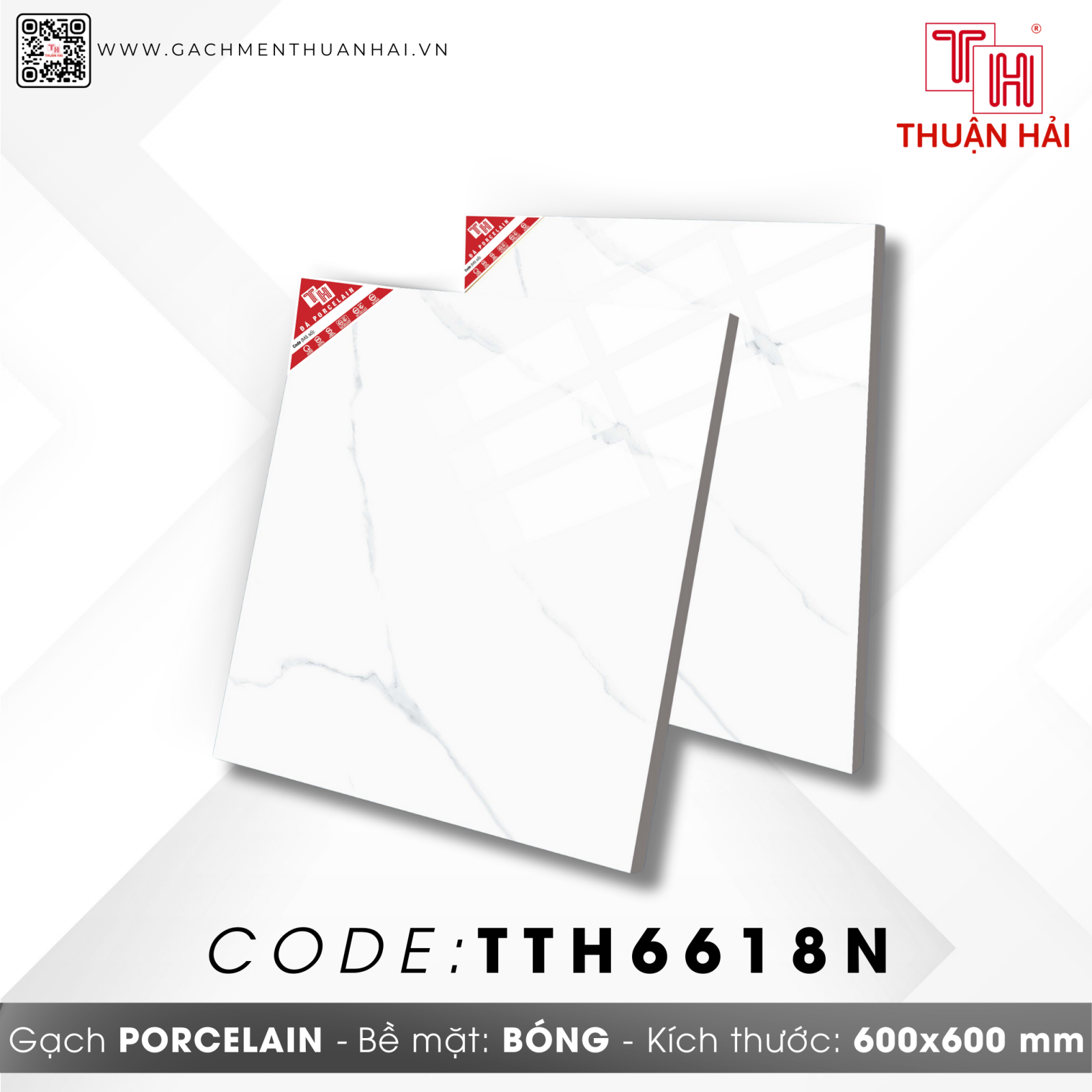 GẠCH LÁT NỀN 60x60 HÀ THANH 6618N