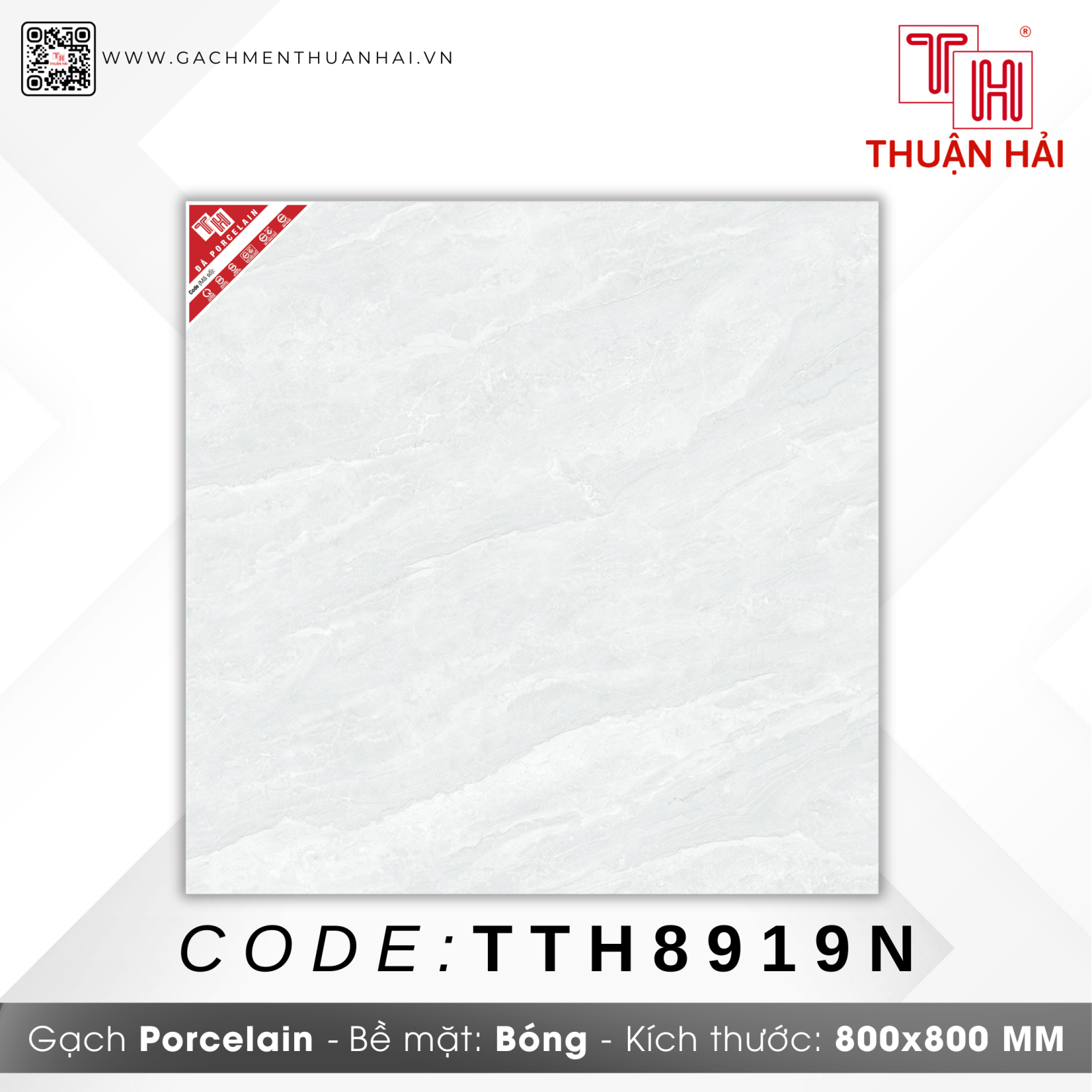 GẠCH LÁT NỀN 80x80 HÀ THANH 8919N