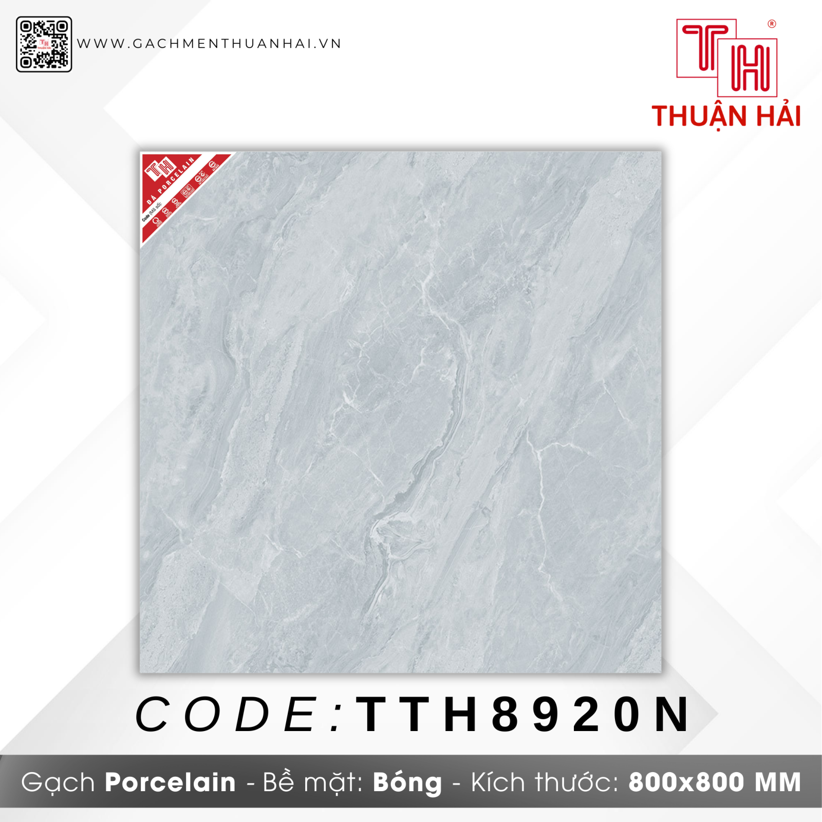 GẠCH LÁT NỀN 80x80 HÀ THANH 8920N