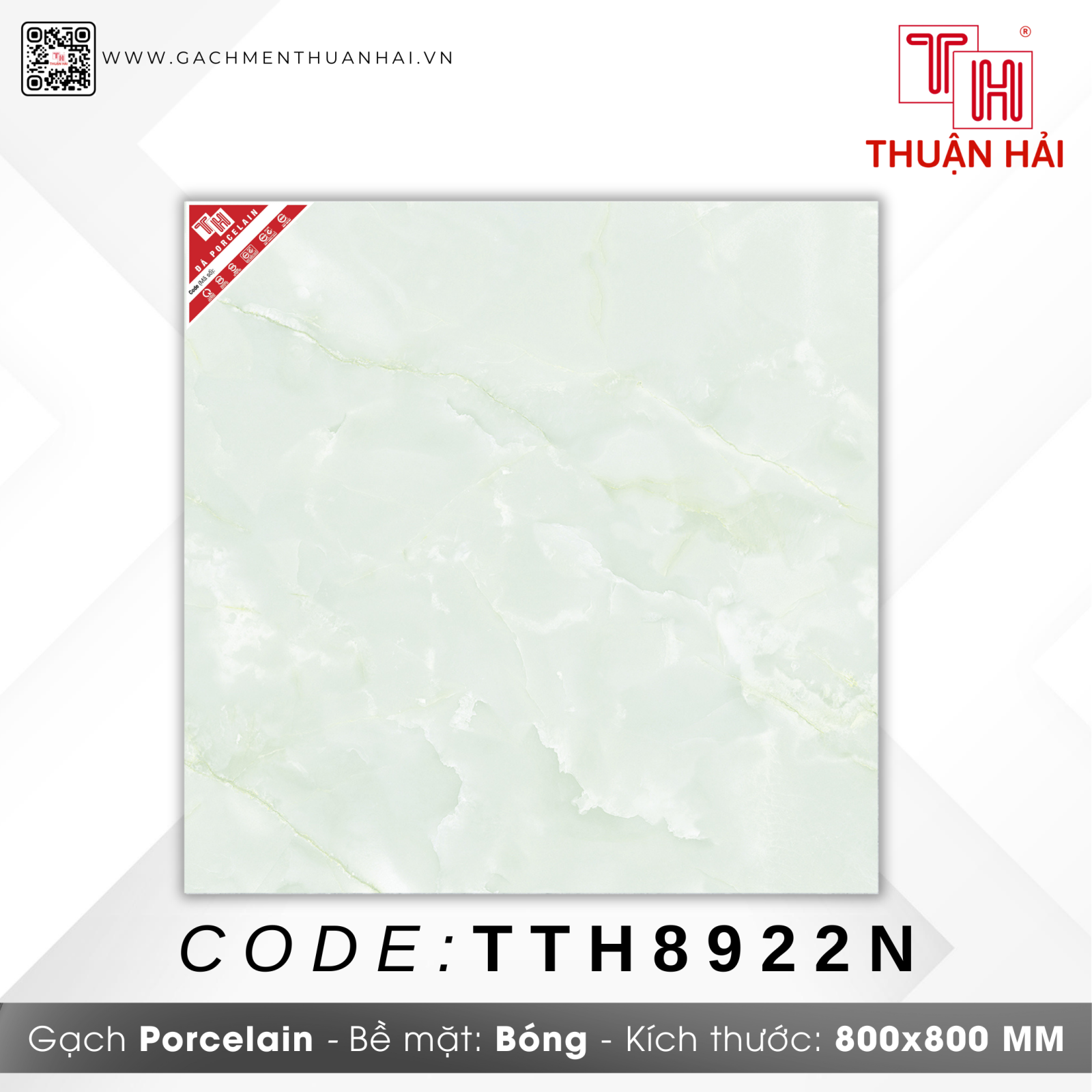 GẠCH LÁT NỀN 80x80 HÀ THANH 8922N