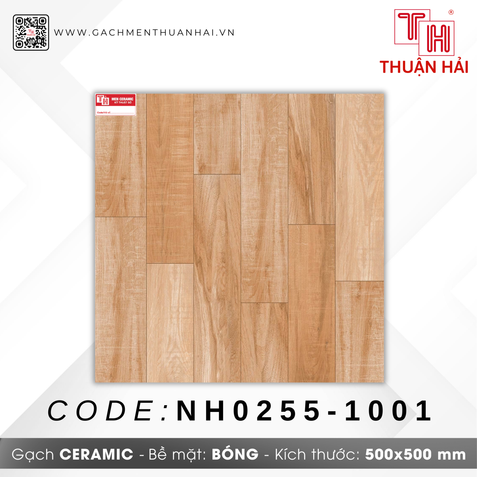 GẠCH LÁT NỀN 50x50 NICE HAPPY 1001