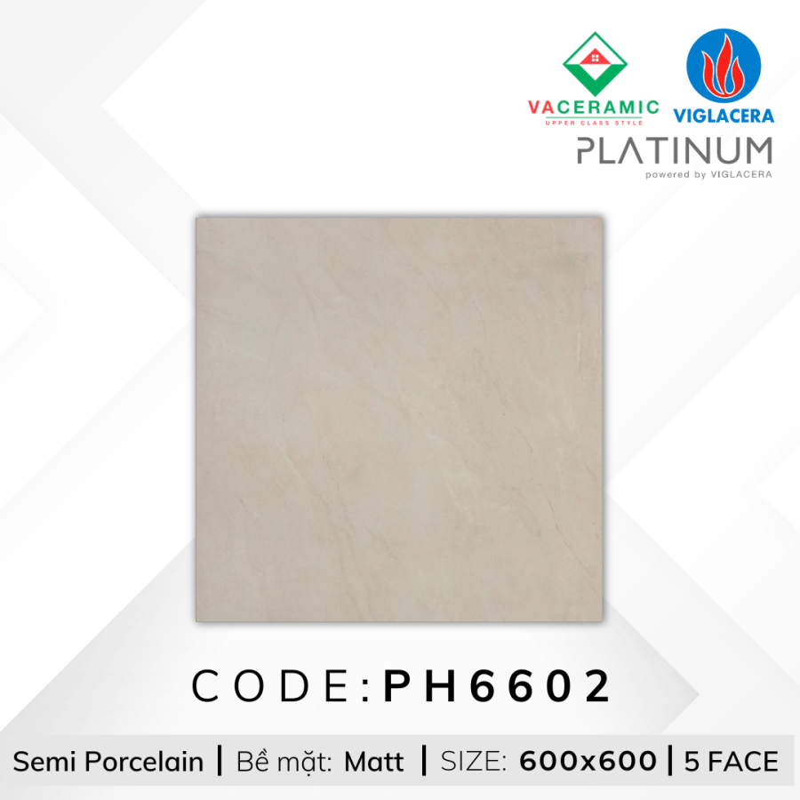 GẠCH LÁT NỀN 60x60 VIGLACERA PH6602