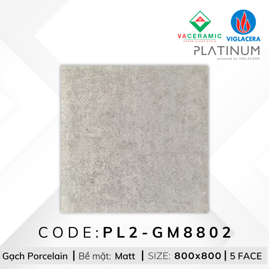 GẠCH LÁT NỀN 80x80 VIGLACERA PL2-GM8802