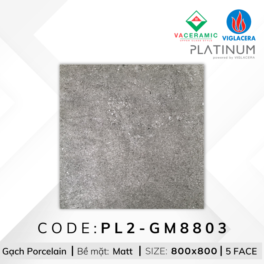 GẠCH LÁT NỀN 80x80 VIGLACERA PL2-GM8803