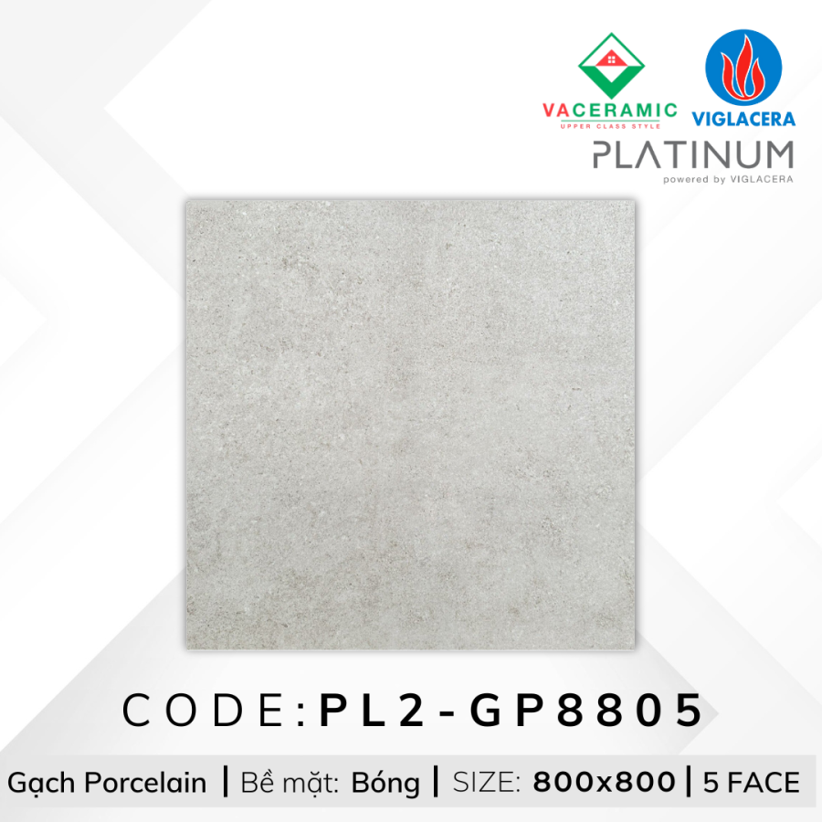 GẠCH LÁT NỀN 80x80 VIGLACERA PL2-GP8805