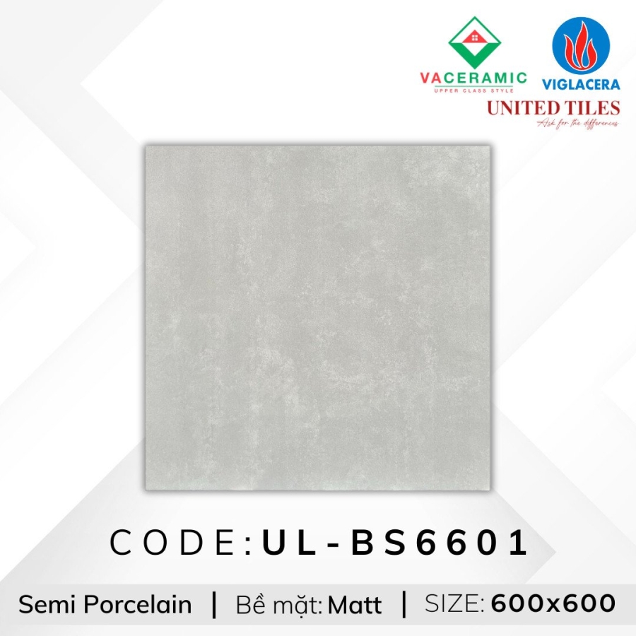 GẠCH LÁT NỀN 60x60 VIGLACERA UL-BS6601