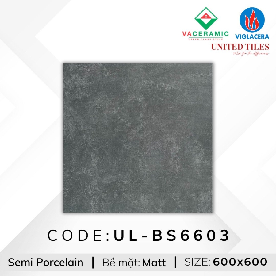 GẠCH LÁT NỀN 60x60 VIGLACERA UL-BS6603