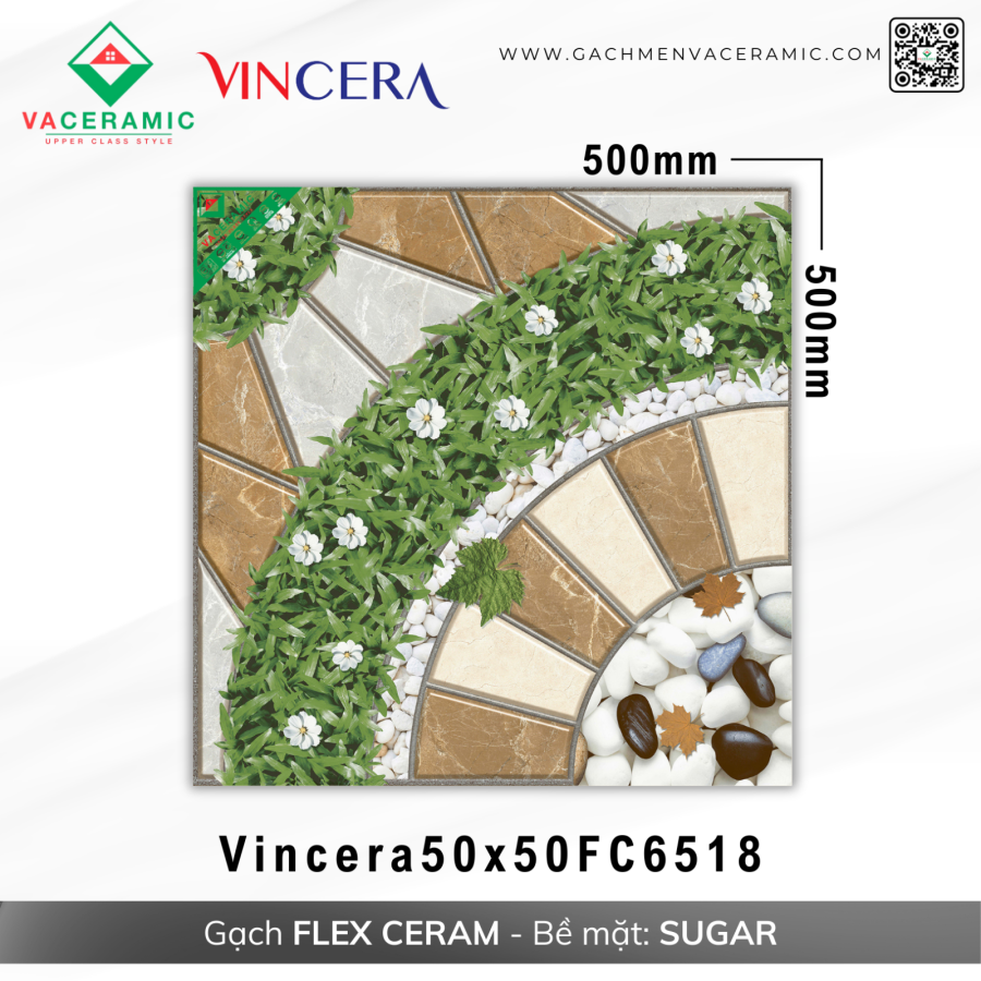 GẠCH SÂN VƯỜN 50x50 VINCERA 6518