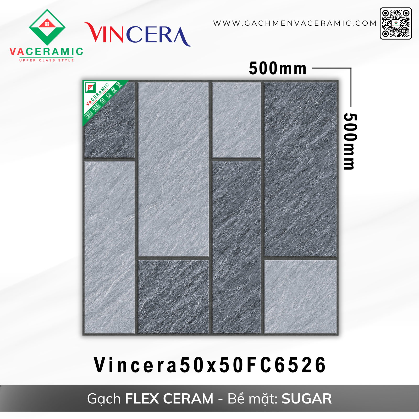 GẠCH SÂN VƯỜN 50x50 VINCERA 6526