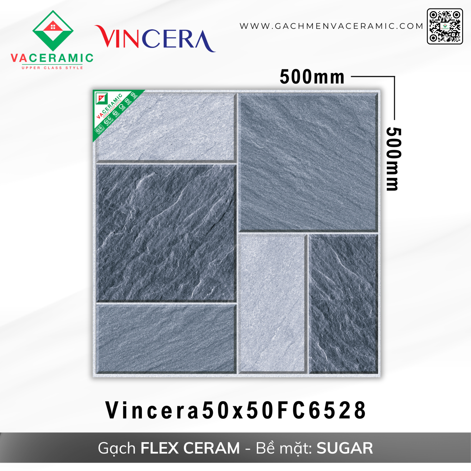 GẠCH SÂN VƯỜN 50x50 VINCERA 6528