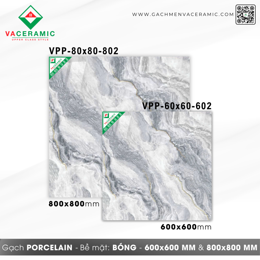 GẠCH LÁT NỀN 80x80 NICE VPRO VPP.802