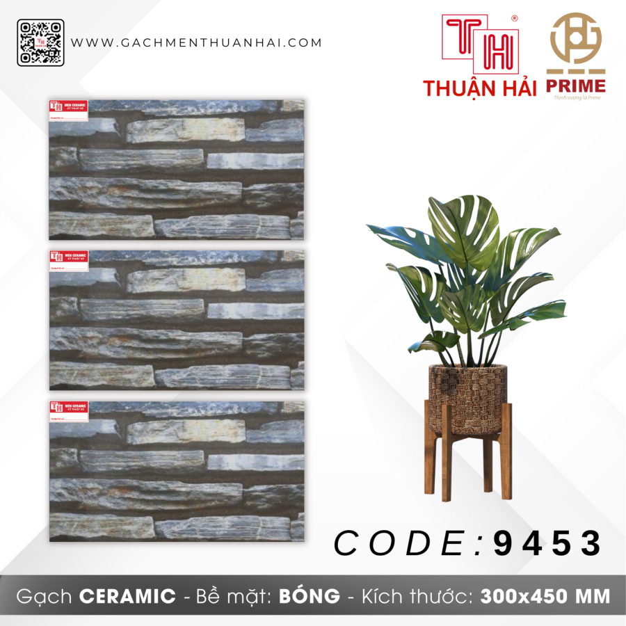 GẠCH TRANG TRÍ 30x45 PRIME 9453