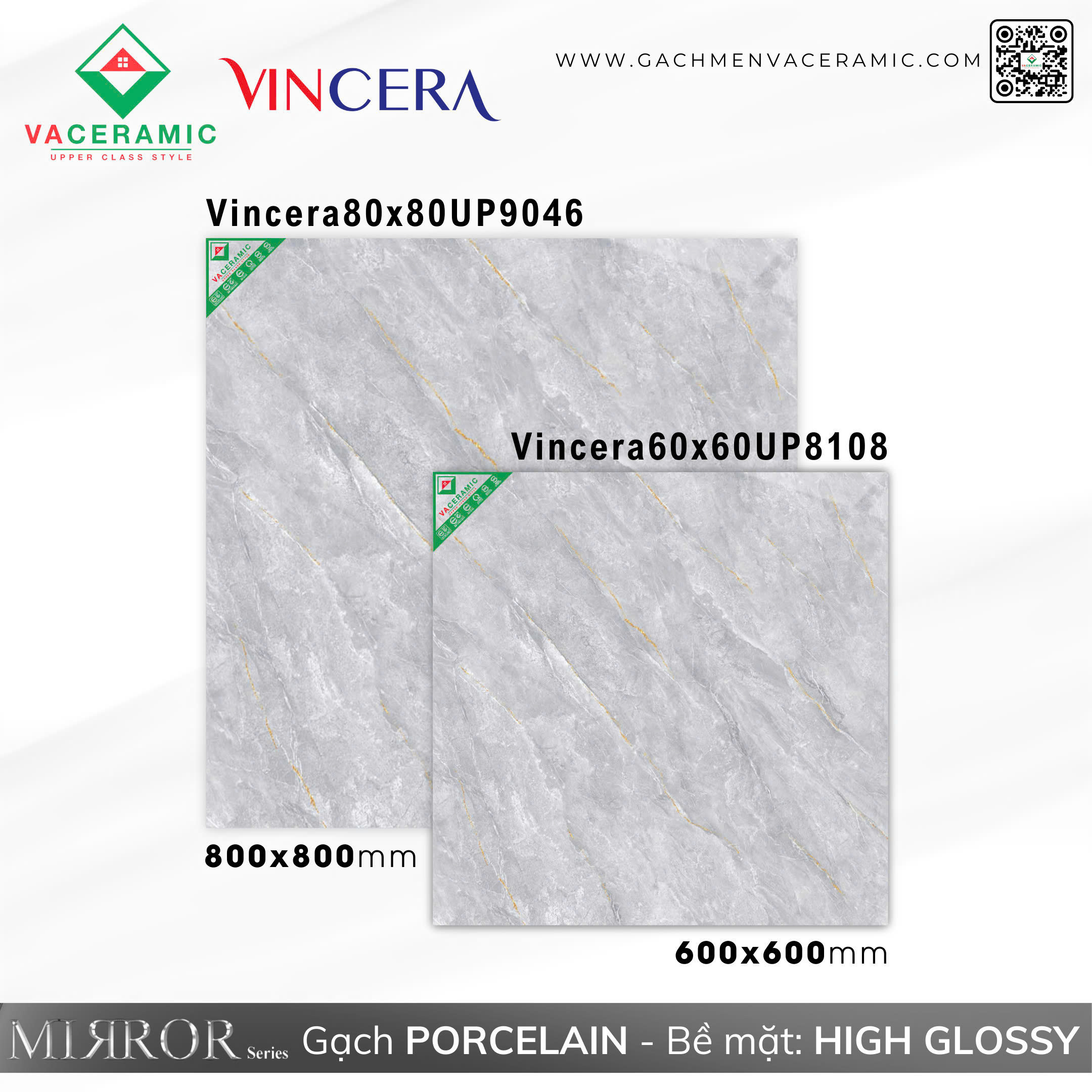 Gạch Lát Nền Vincera 80x80 9046