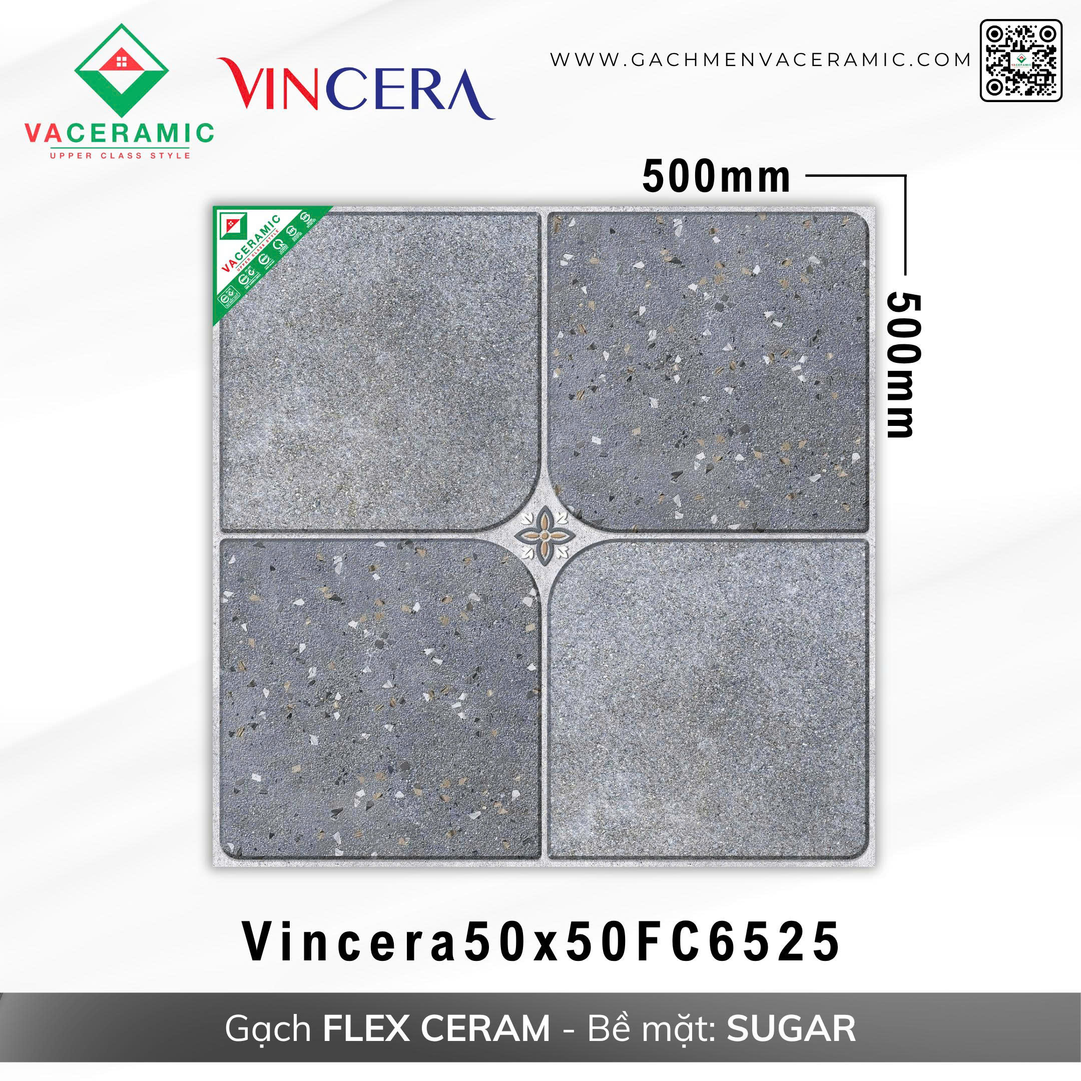 GẠCH SÂN VƯỜN 50x50 VINCERA 6525