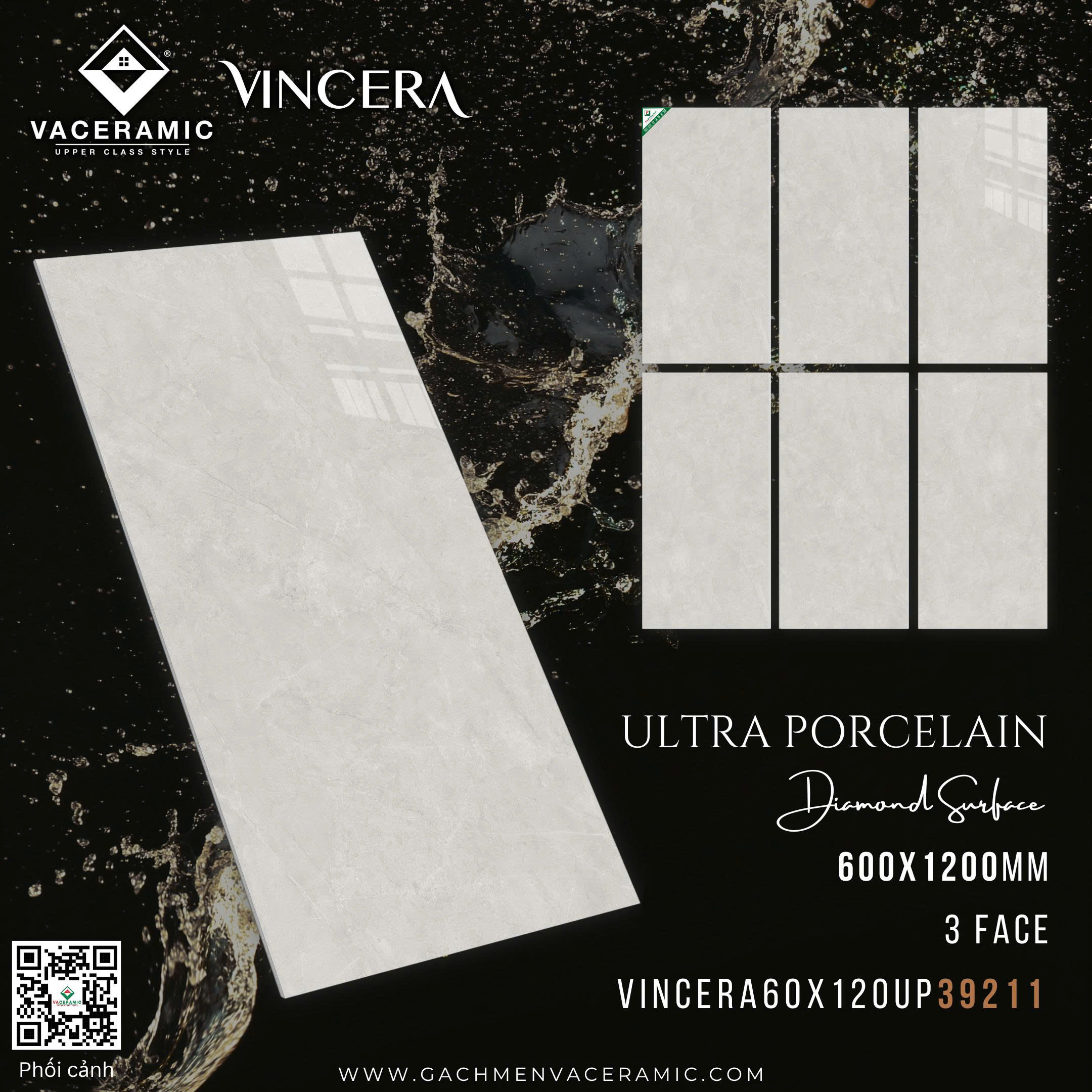 Gạch Lát Nền Vincera 60x120 39211