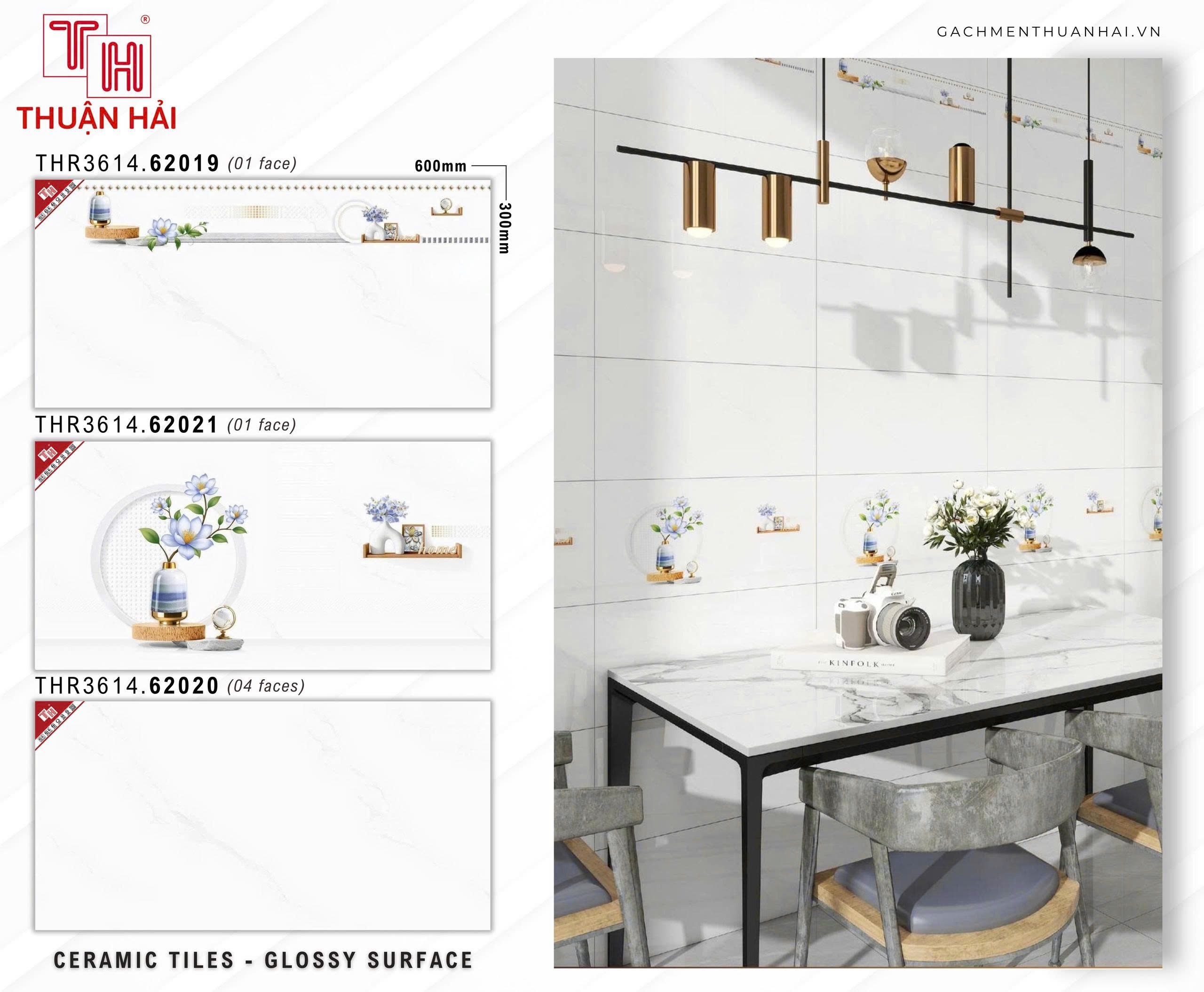 GẠCH ỐP TƯỜNG 30x60 PRIME 62019 - 62021 - 62020