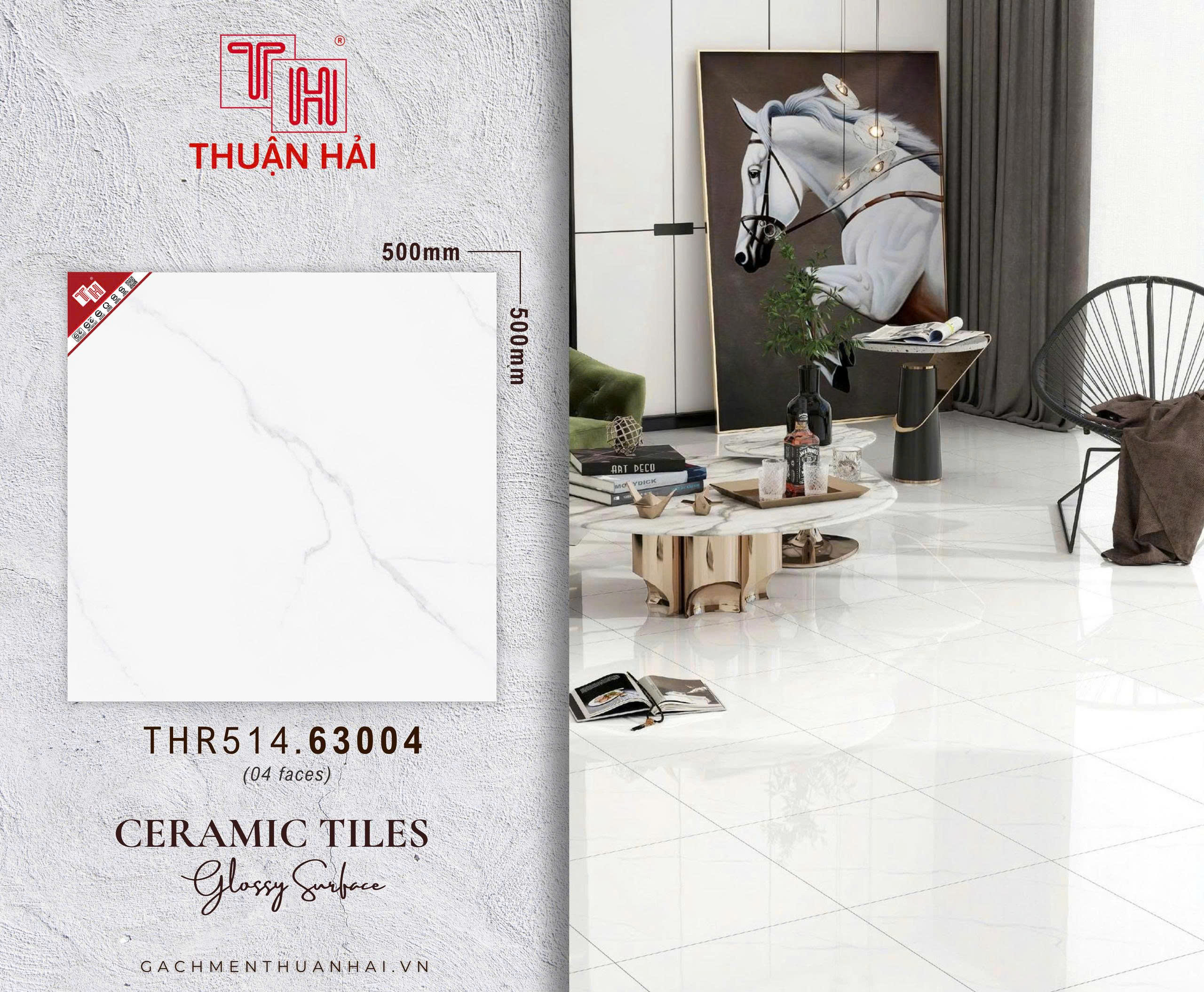 GẠCH LÁT NỀN 50x50 PRIME 63004