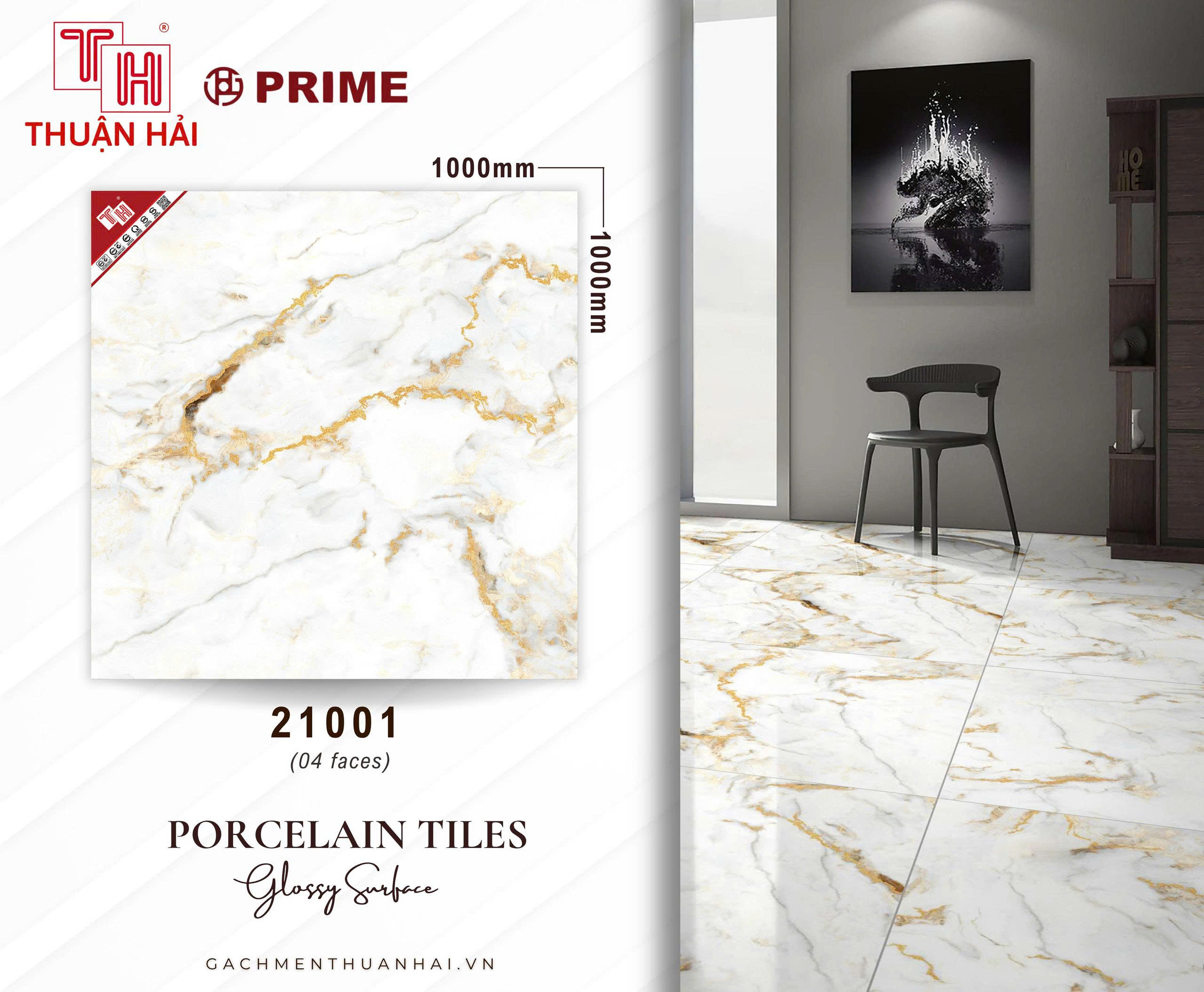 GẠCH LÁT NỀN 100X100 PRIME 21001